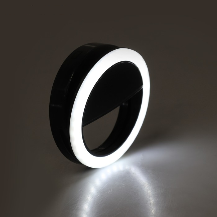 Лампа кольцевая для телефона LuazON AKS-03, 3 режима 01733