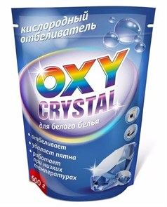 Кислородный отбеливатель Selena Oxy crystal для белого белья, 600г 4186