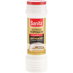 Чистящий порошок Sanita Антижир, 400мл 4225