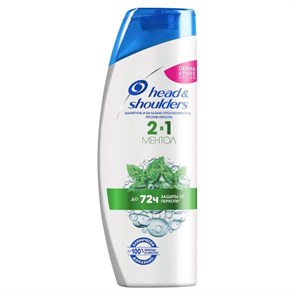 Шампунь Head & Shoulders Ментол 2в1 против перхоти, 200мл 4280