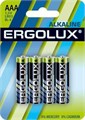 Батарейка алкалиновая Ergolux, AAA, LR03, 1.5В, 1шт 4074 - фото 9243