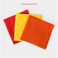 Салфетка для уборки Доляна 30х30см, микрофибра, 3шт 4121 - фото 9355