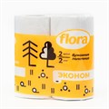 Полотенца бумажные Flora, 2 слоя, 2 рулона 4371